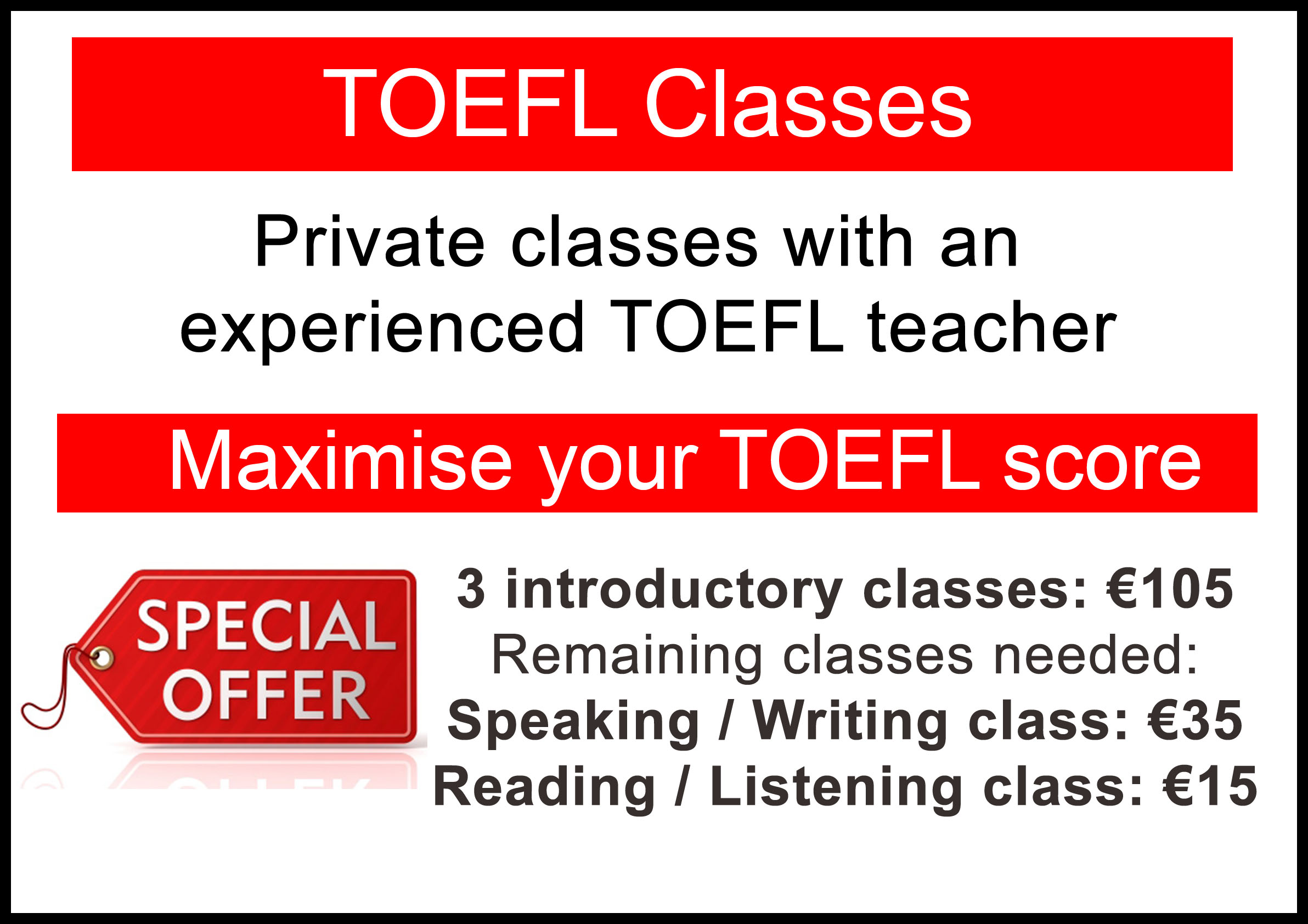 Preparación para el TOEFL