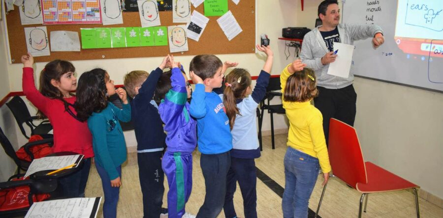 English classes for children from 6 to 7 years old